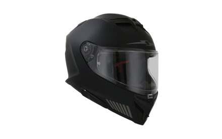 Motorcycle Helmet Full Face Black Matt Size S, M, L image 01