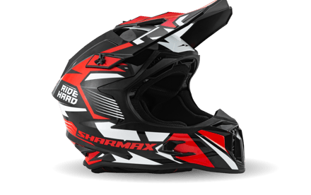 Фото товара Кроссовый мотошлем SH536 (красно-чёрный) 02 Фото товара Кроссовый мотошлем SH536 (красно-чёрный) 02