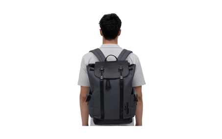 Multifunctional Sports Backpack Grey-Black image 03