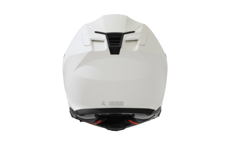 Motorcycle Helmet Full Face White Matt Size S, M, L image 04