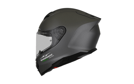 Motorcycle Helmet Full Face Grey Matt Size S, M, L image 03