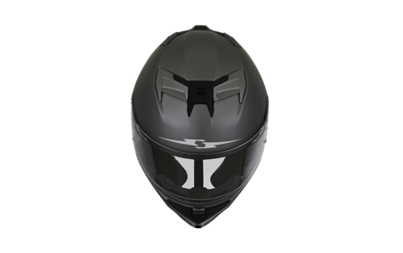 Motorcycle Helmet Full Face Grey Matt Size S, M, L image 05