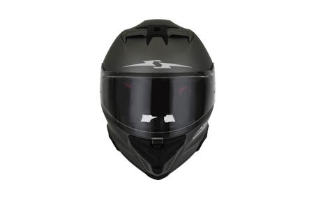 Motorcycle Helmet Full Face Grey Matt Size S, M, L image 02