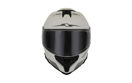 Motorcycle Helmet Full Face White Matt Size S, M, L image 02