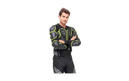 Motorcycle Armor Black-Green image 02