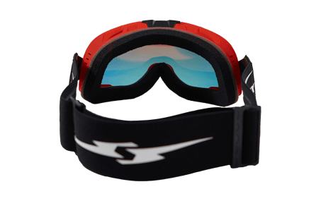 صورة MOTOCROSS GOGGLES RETRO STYLE RED 04