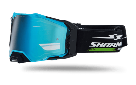 صورة MOTOCROSS GOGGLES ROLL-OF SYSTEM BLUE 03