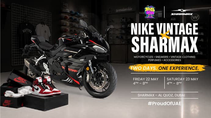 #ProudOfUAE | Nike Vintage × Sharmax Pop-Up — First Ever in Dubai #ProudOfUAE | Nike Vintage × Sharmax Pop-Up — First Ever in Dubai