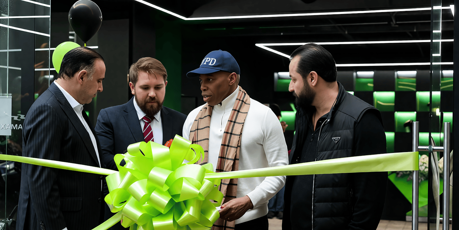 Former New York City Mayor Cuts Ribbon at Sharmax's First Showroom in Mexico