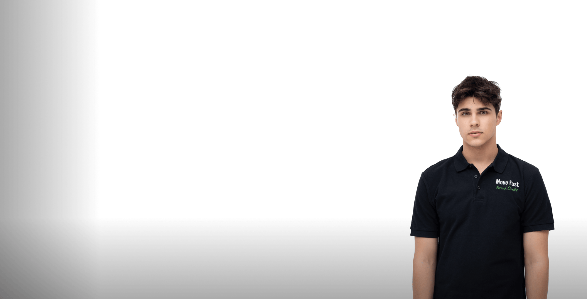 Embroidered Polo Black-Green