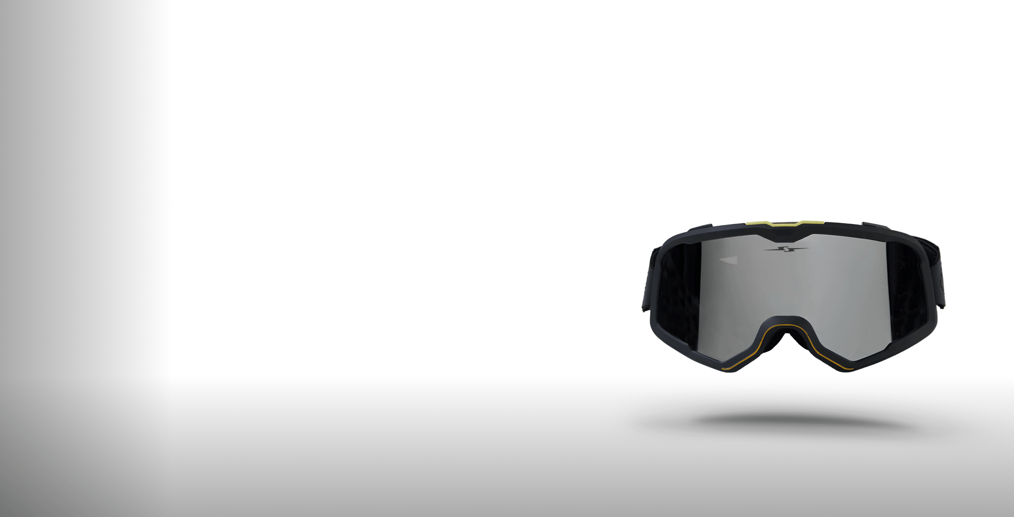 Motocross Goggles Retro Style Gray Motocross Goggles Retro Style Gray