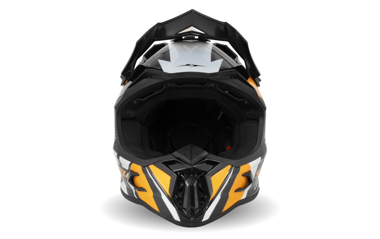 Фото товара Кроссовый мотошлем SH536 (оранжево-чёрный) 03