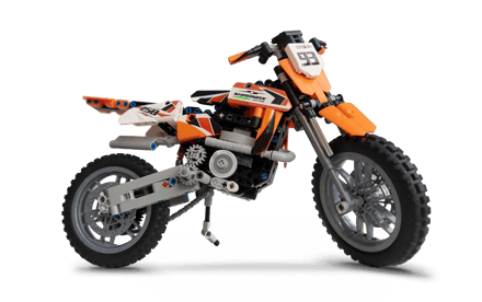 صورة CONSTRUCTION SET OFF-ROAD MOTORCYCLE ORANGE 01 صورة CONSTRUCTION SET OFF-ROAD MOTORCYCLE ORANGE 01