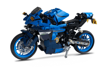 صورة CONSTRUCTION SET MOTORCYCLE  BLUE 02