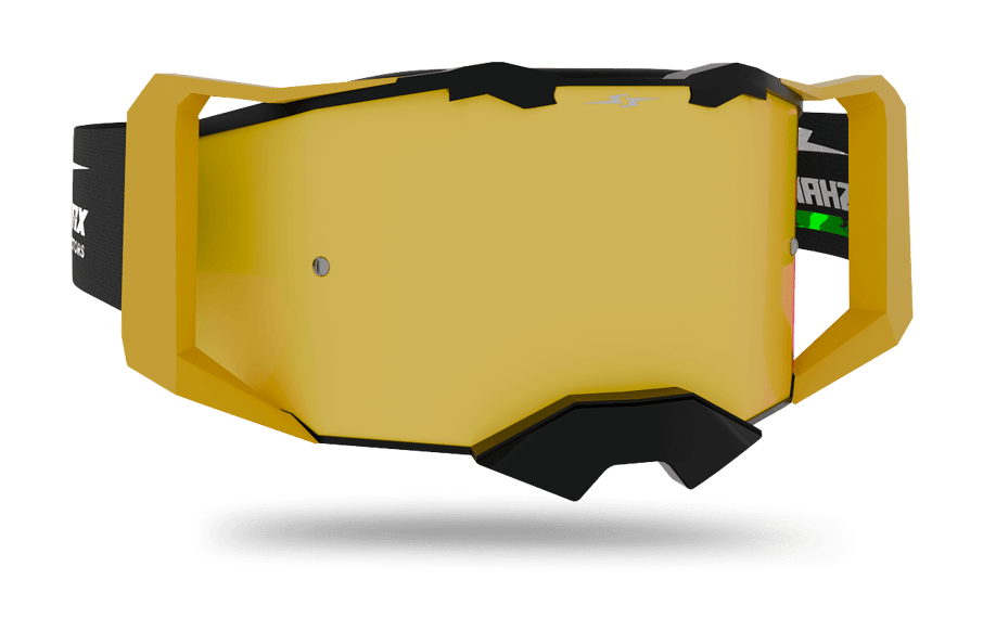 Motocross Goggles Roll-Of System Yellow image 02 Motocross Goggles Roll-Of System Yellow image 02