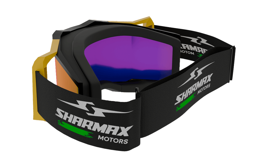 Motocross Goggles Roll-Of System Yellow image 04 Motocross Goggles Roll-Of System Yellow image 04