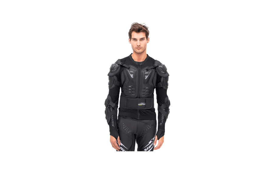 Motorcycle Armor Black-Gray image 01 Motorcycle Armor Black-Gray image 01