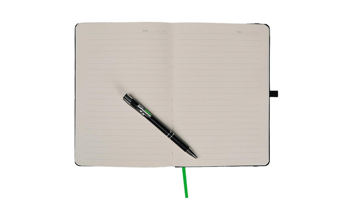 Notebook With Pen Black-Green image 02