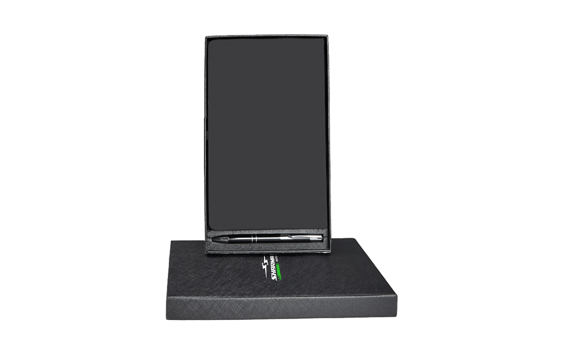Notebook With Pen Black-Green image 03