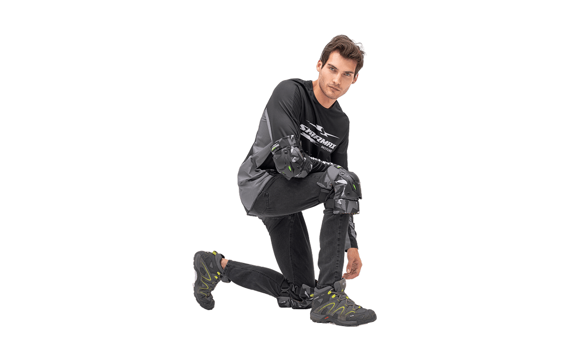 Knee & Elbow Pads Black-Gray image 02 Knee & Elbow Pads Black-Gray image 02