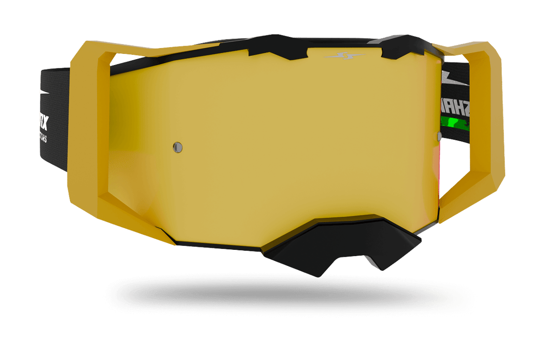 صورة MOTOCROSS GOGGLES ROLL-OF SYSTEM YELLOW 02