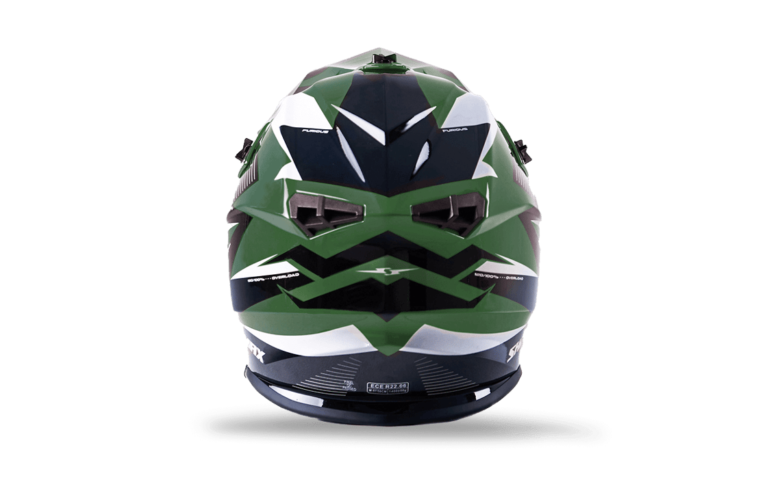 صورة MOTORCYCLE HELMET CROSS KHAKI-WHITE SIZE S, M, L 04 صورة MOTORCYCLE HELMET CROSS KHAKI-WHITE SIZE S, M, L 04