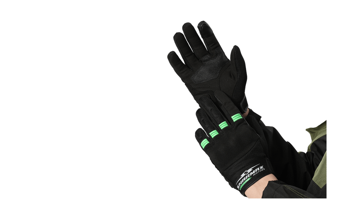 صورة MOTORCYCLE GLOVES BLACK 02