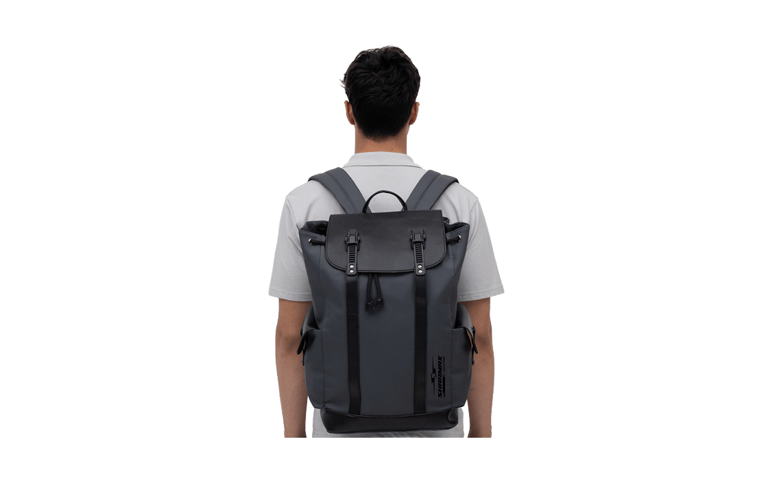 صورة Multifunctional Sports Backpack Grey-Black 03