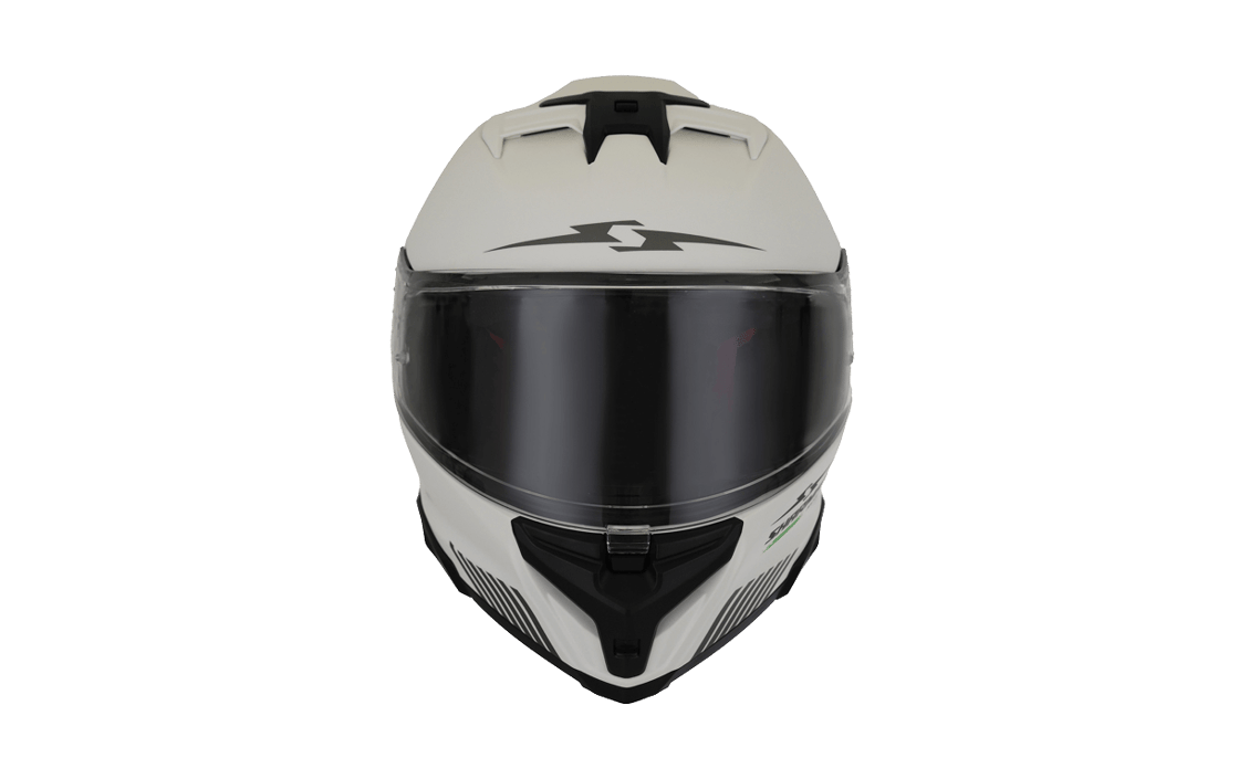 صورة Motorcycle Helmet Full Face White Matt Size S, M, L 02