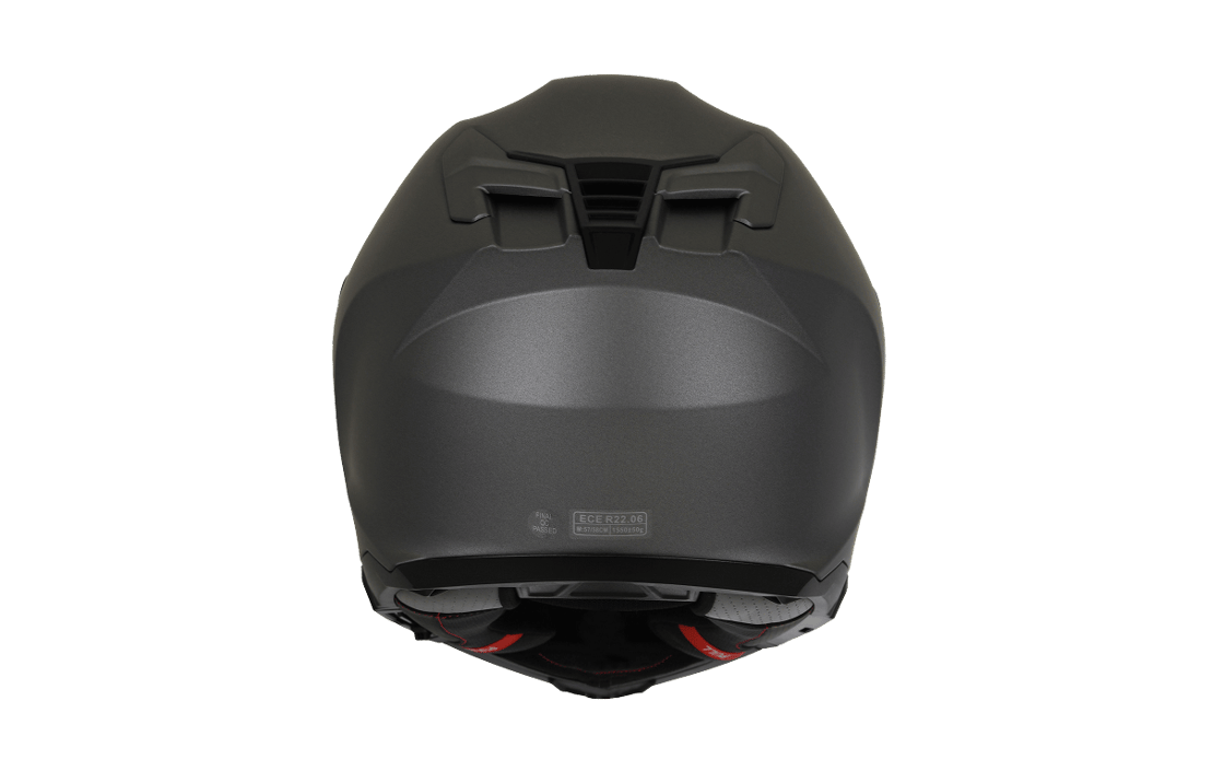 صورة Motorcycle Helmet Full Face Grey Matt Size S, M, L 04