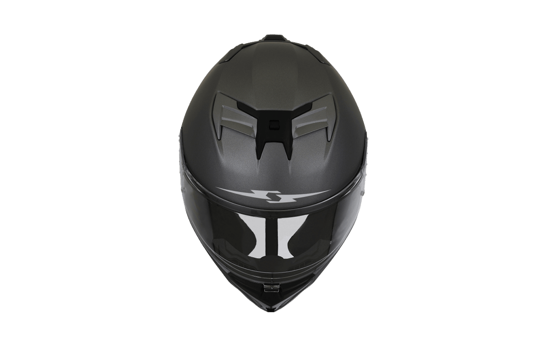 صورة Motorcycle Helmet Full Face Grey Matt Size S, M, L 05