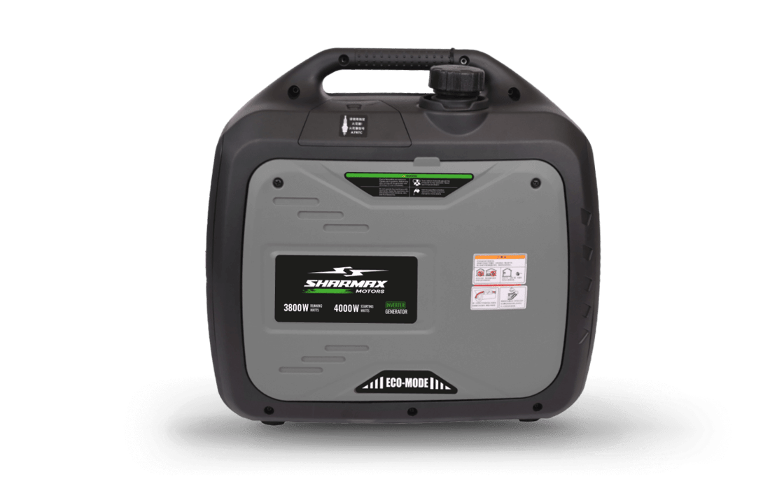 صورة Gasoline Inverter Silent Generator Recoil & Electric Start 3.8KW Gray-Black 02