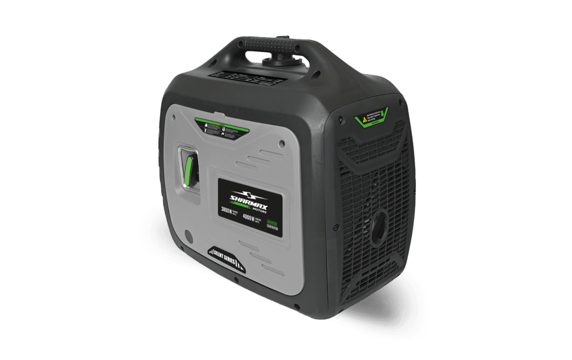صورة Gasoline Inverter Silent Generator Recoil & Electric Start 3.8KW Gray-Black 04