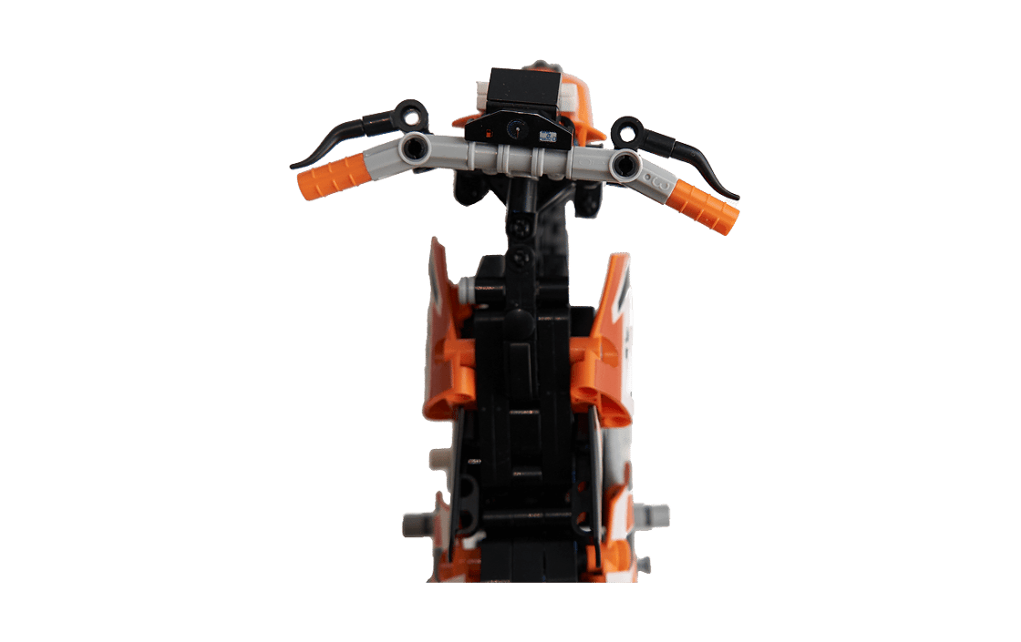 Construction Set Off-Road Motorcycle Orange image 03 Construction Set Off-Road Motorcycle Orange image 03