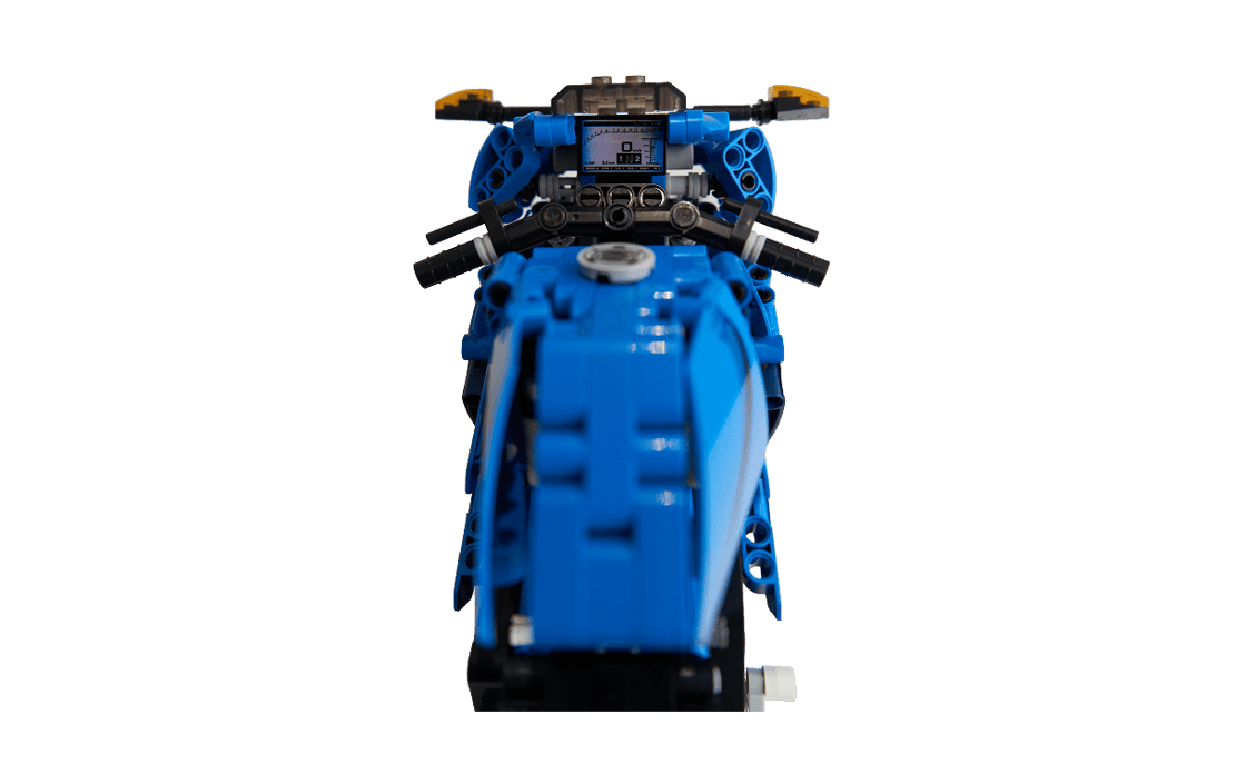 Construction Set Motorcycle Blue image 04