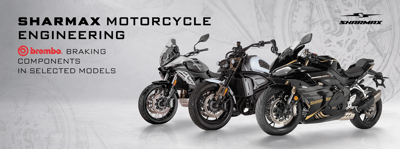 Sharmax partners with Brembo for advanced motorcycle braking