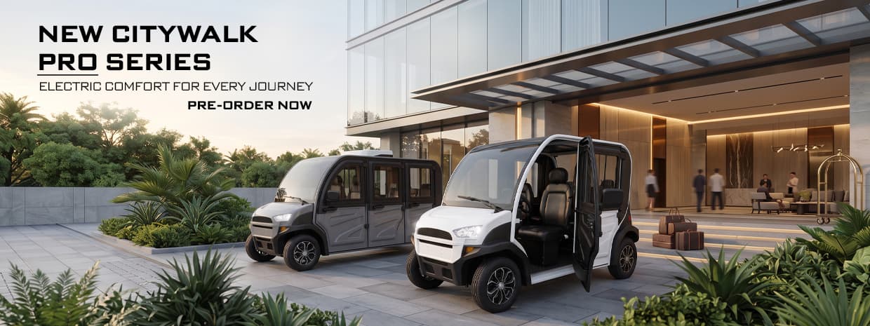 Sharmax expands its electric golf cart range with CityWalk 4 Pro and CityWalk 6 Pro