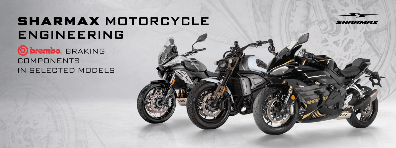 Sharmax partners with Brembo for advanced motorcycle braking