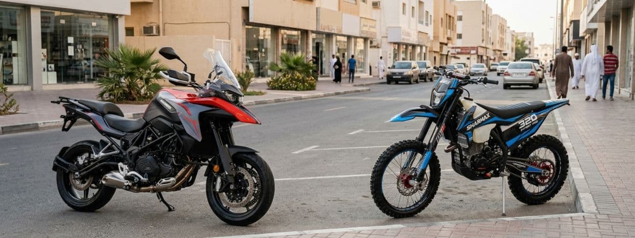 On vs off-road motorcycles: which is right for you in Saudi Arabia