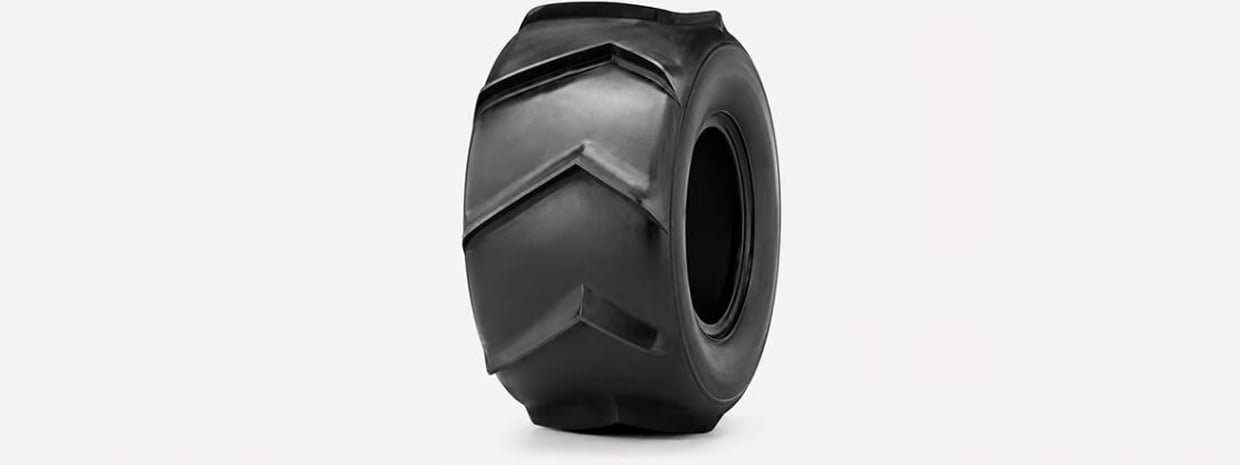 Representación de una llantas para arena