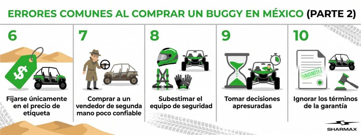 Errores comunes al comprar un buggy en México (Parte 2)
