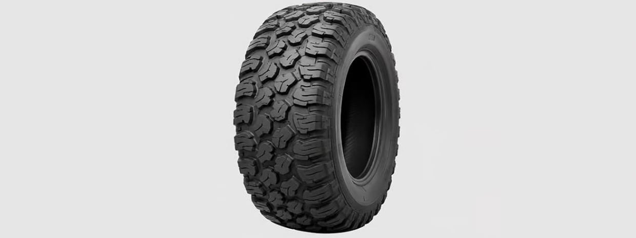 Representación de una llantas todo terreno (All terrain)