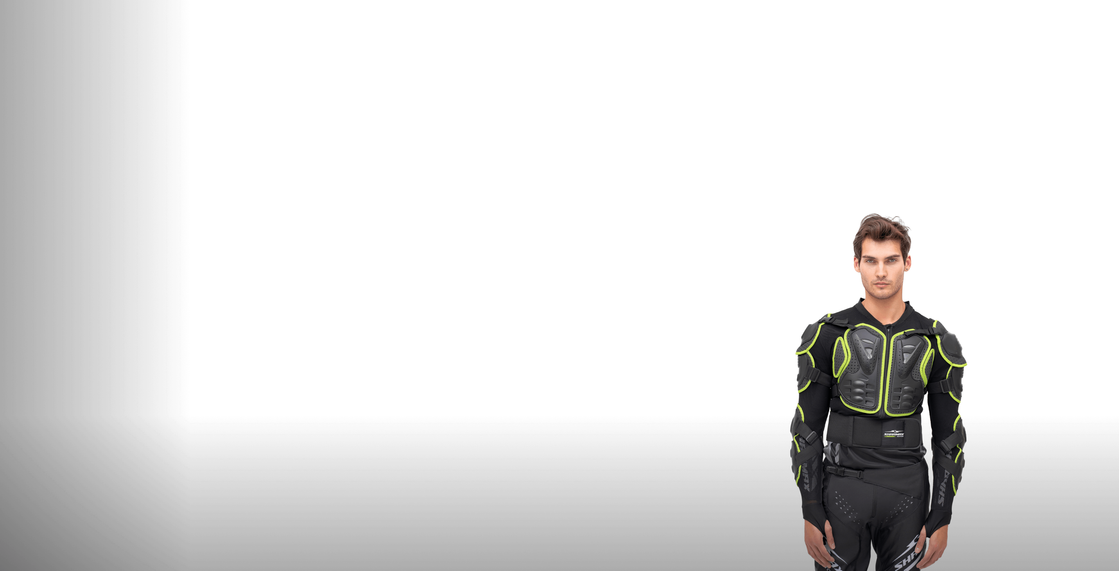 Motorcycle Armor Black-Green Motorcycle Armor Black-Green