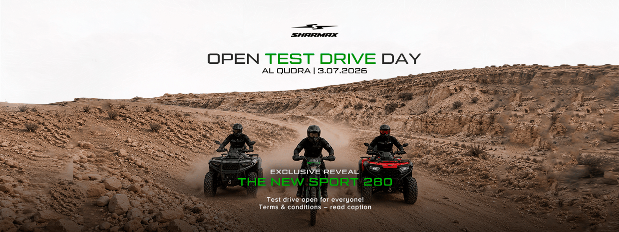 Sharmax Open Test Drive Day at Al Qudra Sharmax Open Test Drive Day at Al Qudra