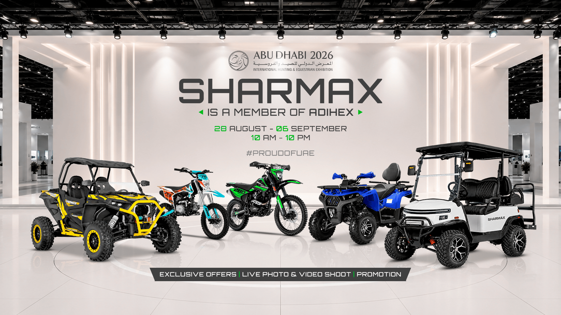 SHARMAX at ADIHEX 2026 SHARMAX at ADIHEX 2026