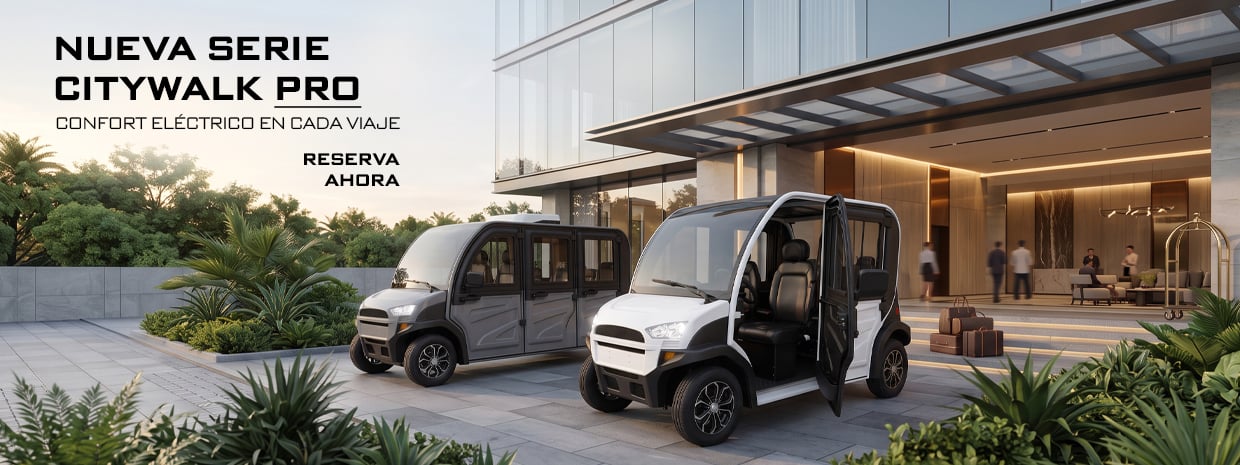 Sharmax amplía su gama de coches de golf eléctricos con el CityWalk 4 Pro y el CityWalk 6 Pro Sharmax amplía su gama de coches de golf eléctricos con el CityWalk 4 Pro y el CityWalk 6 Pro
